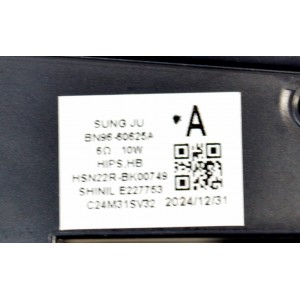 KIT DE BOCINAS ORIGINAL PARA TV SAMSUNG 2 PIEZAS / NUMERO DE PARTE BN96-60625A / BN63-21524X004 / BN63-21525X004 / BN63-25123X004 / BN63-21522X004 / HSN22R-BK00749 / C24M31SV32 /  MODELO UN43U8000FBXZA / UN43U8000FBXZA DD02