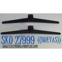 KIT DE BASES ORIGINAL NUEVAS PARA TV VIZIO 2 PIEZAS / NUMERO DE PARTE 81304-00919 / V86 / 81304-009192413AD003745 / 81304-009192413AD003768 / MODELO V4K86C-0804