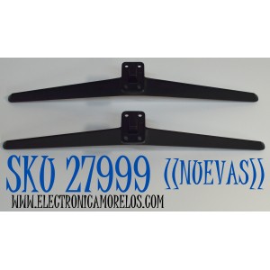 KIT DE BASES ORIGINAL NUEVAS PARA TV VIZIO 2 PIEZAS / NUMERO DE PARTE 81304-00919 / V86 / 81304-009192413AD003745 / 81304-009192413AD003768 / MODELO V4K86C-0804