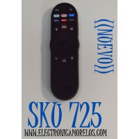 CONTROL REMOTO ORIGINAL NUEVO PARA SMART TV VIZIO / CON COMANDO DE VOZ / NUMERO DE PARTE XRT270 / 2AVQK-XRT270 / 00111200166 / A03B016F28F4 / MODELO V4K86C-0804 / P6509-J01 / V506-J09 / D40FM-K09