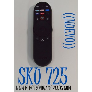 CONTROL REMOTO ORIGINAL NUEVO PARA SMART TV VIZIO / CON COMANDO DE VOZ / NUMERO DE PARTE XRT270 / 2AVQK-XRT270 / 00111200166 / A03B016F28F4 / MODELO V4K86C-0804 / P6509-J01 / V506-J09 / D40FM-K09