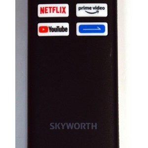 CONTROL REMOTO ORIGINAL NUEVO PARA TV SKYWORTH / CON COMANDO DE VOZ / NUMERO DE PARTE N030107 / N030107-002199-001 / HS-8AA / 2ANM3HS8AA / HS-8A22J-07 / Z01010-M201035 / 23165-HS8AA / MODELO 75UD6300