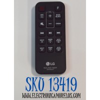 CONTROL REMOTO ORIGINAL PARA BARRAS DE SONIDO SOUND BAR LG / NUMERO DE PARTE AKB74815371 / MODELO SK3D / SK4D / SJ4 / SL3D / SJ3 / SPH4B-W / SPJ4B-W