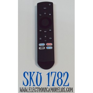 CONTROL REMOTO COMPATIBLE PARA VARIOS MODELOS DE TELEVISORES INSIGNIA Y TOSHIBA FIRE TV EDITION / NUMERO DE PARTE XY-1793 / NS-RCFNA-19 / CT-RC1US-19 / NS-RCFNA21 / CT-RC1US-21 / CTL-130816-1010