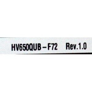 MAIN ORIGINAL PARA TV VIZIO 4K UHD HDR SMARTCAST / NUMERO DE PARTE 21201-04217 / TD.MT5691.U751 / 1000228179 / PANEL BOEI650WQ1 / DISPLAY HV650QUB-F72 REV.1.0 / MODELO V655-J04