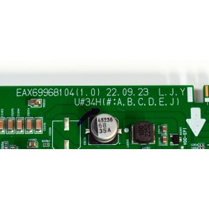MAIN ORIGINAL PARA TV LG 4K UHD HDR SMART TV / NUMERO DE PARTE EBT67608502 / EAX69968104 / EAX69968104(1.0) / 67608502 / PANEL NC650EQG-VCMH1 / DISPLAY ST6451D06-2 VER.2.1 / MODELO 65UA7500ZUA / 65UA7500ZUA.BUSFLKR