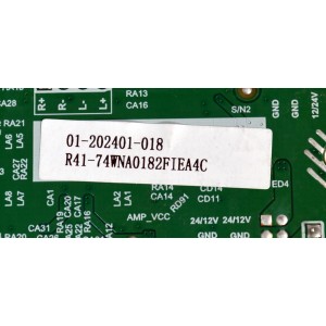 MAIN ORIGINAL PARA TV PROSCAN / NUMERO DE PARTE 01-202401-018 / TD.SK621.81 (T) / R41-74WNA0182FIEA4C / B24011037 / PANEL D70-C20 / DISPLAY JE695R3HC2LZX / MODELO PWOSU7045