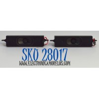 KIT DE BOCINAS ORIGINAL PARA TV PROSCAN 2 PIEZAS / NUMERO DE PARTE 413-01B / MODELO PWOSU7045