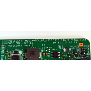 MAIN ORIGINAL PARA TV SAMSUNG 4K UHD HDR / NUMERO DE PARTE BN94-16306V / BN41-02816A / BN41-02816 / BN9416306V / BN97-17668M / PANEL CY-BT050HGPV7H / DISPLAY CC500PV6D VER.01 / BN96-50357A / MODELO HG50NT678UFXZA / HG50NT678UFXZA YA01