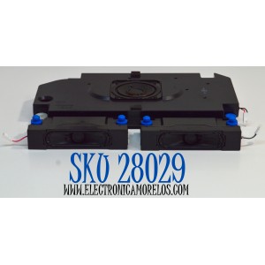 KIT DE BOCINAS ORIGINAL PARA TV HISENSE 3 PIEZAS / NUMERO DE PARTE VIT30140 / VIT160310 / 24D182C1 / 24K295AS / MODELO 75U75N / 65U75N