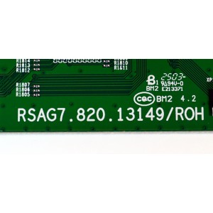 LED DRIVER ORIGINAL PARA TV HISENSE / NUMERO DE PARTE 357226 / RSAG7.820.13149/ROH / QDBFZ2526H45D / PANEL HD100H7U62-L8 / DISPLAY PTA00GT01-3 VER.1.0 / MODELO 100U70N