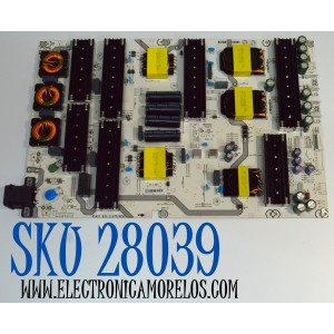 FUENTE DE PODER ORIGINAL PARA TV HISENSE / NUMERO DE PARTE 422270 / RSAG7.820.51970/ROH / CQC13134095636 / HDCEM1 / 51970-D / PANEL HD100J3U61-TBL4 / DISPLAY PTA00GT03-1 VER.1.0 / MODELO 100U65QFC