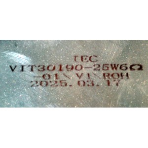 KIT DE BOCINAS ORIGINAL PARA TV HISENSE 3 PIEZAS / NUMERO DE PARTE VIT25400 / VIT30190 / 25C085A2 / MODELO 100U65QFC
