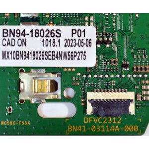 MAIN ORIGINAL PARA TV SAMSUNG 4K UHD HDR / NUMERO DE PARTE BN94-18026S / BN41-03114A / BN41-03114 / BN9418026S / BN97-20403F / PANEL CY-QC075HGHV1H / DISPLAY ST7461D03-1 VER.2.1 / BOARD CSU17-XR-1 / CSU17-XL-2 / MODELO QN75Q60CAFXZA CA05