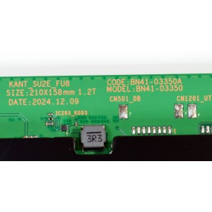 MAIN ORIGINAL PARA TV SAMSUNG 4K UHD SMART TV / NUMERO DE PARTE BN96-61258H / BN41-03350A / BN41-03350 / KANT_SU2E_FU8 / BN9661258H / PANEL CY-BF055HGXV6H / DISPLAY LC55EQC (SS)(A4) / MODELO UN55U7900FFXZA / UN55U7900FFXZA WC04
