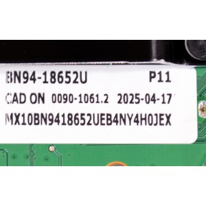 MAIN ORGINAL PARA TV SAMSUNG 4K UHD HDR / NUMERO DE PARTE BN94-18652U / BN41-03347A / BN41-03347 / BN41-03347A-000 / DZFH2504 / BN9418652U / BN97-21873F / PANEL CY-TF065HGHV1H / DISPLAY ST6451D06-9 V2.1 / BN96-59389A / MODELO QN65Q7FBAFXZA CA01
