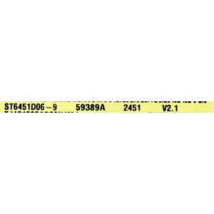 MAIN ORGINAL PARA TV SAMSUNG 4K UHD HDR / NUMERO DE PARTE BN94-18652U / BN41-03347A / BN41-03347 / BN41-03347A-000 / DZFH2504 / BN9418652U / BN97-21873F / PANEL CY-TF065HGHV1H / DISPLAY ST6451D06-9 V2.1 / BN96-59389A / MODELO QN65Q7FBAFXZA CA01