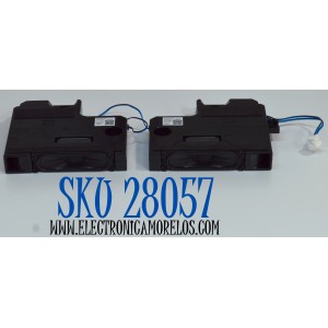 KIT DE BOCINAS ORIGINAL PARA TV LG 2 PIEZAS / NUMERO DE PARTE EAB65837402 / U7FF186 / U7FF185 / UA75 / N5B05L / U7FB185-02 / U7FB186-02 / MODELO 65UA7500ZUA / 65UA7500ZUA.BUSFLKR