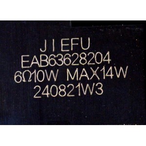 KIT DE BOCINAS ORIGINAL PARA TV LG 2 PIEZAS / NUMERO DE PARTE EAB63628203 / EAB63628204 / 240821W3 / JIEFU / MODELO 43UA7500ZUA / 43UA7500ZUA.BUSFKLR