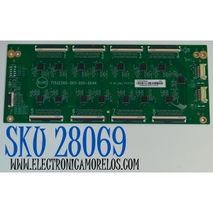 LED DRIVER ORIGINAL PARA TV ROKU PRO SERIES / NUMERO DE PARTE LNTVNT248AAAA / 715GE095-D01-000-004K / (X)LNTVNT248AAAA / NT248AAAA / PANEL TPT750WR-D044.L REV:S21J / DISPLAY ST7461D04-4 VER.2.1 / MODELO 75R8BX
