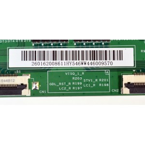 T-CON ORIGINAL PARA TV HISENSE / NUMERO DE PARTE 260162008611 / PTA00GT01-3-C-1 / 260162008611HY546W / PANEL HD100H7U62-L8 / DISPLAY PTA00GT01-3 VER.1.0 / MODELO 100U70N