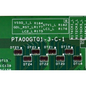 T-CON ORIGINAL PARA TV HISENSE / NUMERO DE PARTE 260162008611 / PTA00GT01-3-C-1 / 260162008611HY546W / PANEL HD100H7U62-L8 / DISPLAY PTA00GT01-3 VER.1.0 / MODELO 100U70N