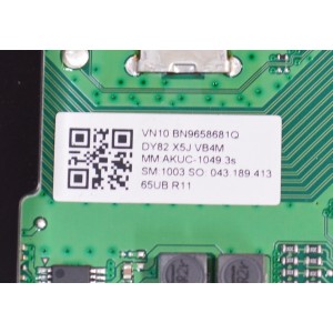 MAIN ORIGINAL PARA TV SAMSUNG 4K UHD HDR / NUMERO DE PARTE BN96-58681Q / BN41-03231A / BN41-03231 / KANT_SU2E_DU7000 / BN9658681Q / PANEL CY-BD065HGHV1H / DISPLAY ST6451D06-1 V2.1 / BN96-54527A / MODELO QN65Q7FBAFXZA / QN65Q7FBAFXZA CA01