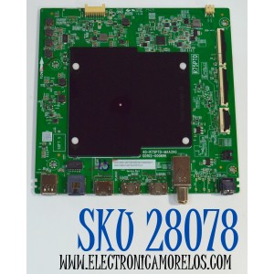 MAIN ORIGINAL PARA TV TCL 4K UHD HDR GOOGLE TV / NUMERO DE PARTE G0301-000814 / G0102-000696 / 40-R75PTD-MAA2HG / R75PTD / V8-R75PT01-LF / G0301-000814-Z00 / G0301-000814-Z0S / PANEL LVU650NDAL / DISPLAY JR645R3HA3L / MODELO 65Q51K