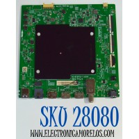 MAIN ORIGINAL PARA TV TCL 4K UHD HDR GOOGLE TV / NUMERO DE PARTE G0301-000632 / 11602-501074 / 40-R75PT2-MAD2HG / R75PT2 / V8-R75PT01-LF / G0301-000632-Z00 / G0301-000632-Z0S / PANEL LVU750NDAL / DISPLAY JR745R3HD2Y / MODELO 75Q51K