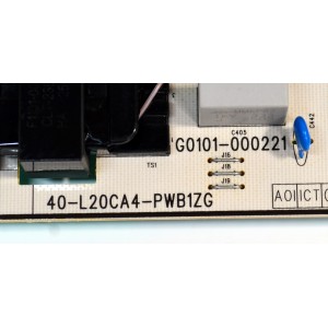 FUENTE DE PODER ORIGINAL PARA TV TCL / NUMERO DE PARTE G0504-000407 / G0101-000221 / 40-L20CA4-PWB1ZG / G0504-000407-Z00 / PANEL LVU750NDAL / DISPLAY JR745R3HD2Y / MODELO 75Q51K