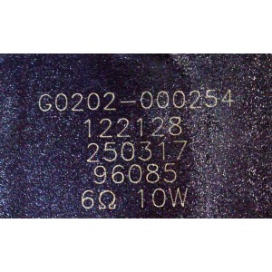 KIT DE BOCINAS ORIGINAL PARA TV TCL 2 PIEZAS / NUMERO DE PARTE G0202-000254 / 122128 / 250317 / MODELO 55Q77K