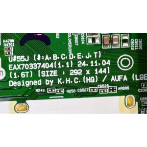 MAIN ORIGINAL PARA TV LG 4K UHD HDR SMART TV / NUMERO DE PARTE EBT30136682 / EAX70337404 / EAX70337404(1.1) / 30136682 / PANEL NC650DQG-ABPH1 / DISPLAY HV650QUB-F7E / MODELO 65UA7700AUA / 65UA7700AUA.BUSFLKR