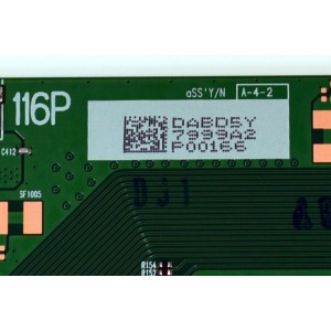 T-CON ORIGINAL PARA TV LG / NUMERO DE PARTE 6871L-7999A / 6870C-1062A / LE770PQW (HT)(E1) / 7999A / PANEL AC770AQW / MODELO OLED77C5AUA / OLED77C5AUA.DUSQLJR
