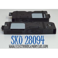 KIT DE BOCINAS ORIGINAL PARA TV LG 2 PIEZAS / NUMERO DE PARTE EAB65827007 / EAB65827008 / U7BB147 / U7BB146 / MGJ639816 / MODELO OLED77C5AUA / OLED77C5AUA.DUSQLJR