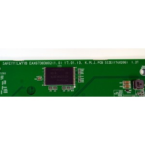 MAIN ORIGINAL PARA TV LG FULL HD / NUMERO DE PARTE 64024701 / EAX67383802 / EAX67383802(1.0) / 85166301 / PANEL LD550EUE (FH)(B1) / MODELO 55SE3D-B / 55SE3D-BE / 55SE3D-BE.AUSSLJM