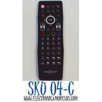CONTROL REMOTO ORIGINAL SUNOCAST/SUNCAST PARA TELEVISORES / COMPATIBLE CON LOS TELEVISORES FURRION AURORA / NUMERO DE PARTE C-FDUFXXCBR-002 / FU-02  / FR46PR