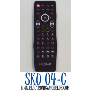 CONTROL REMOTO ORIGINAL SUNOCAST/SUNCAST PARA TELEVISORES / COMPATIBLE CON LOS TELEVISORES FURRION AURORA / NUMERO DE PARTE C-FDUFXXCBR-002 / FU-02  / FR46PR
