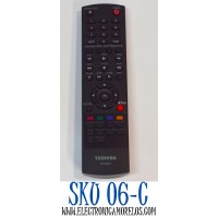 CONTROL REMOTO ORIGINAL PARA REPRODUCTORES DE BLU-RAY/DVD TOSHIBA / NUMERO DE PARTE SE-R0402 / SW-0145 / W6023-0145-0331 / MODELO BDX2250KU / BDX5200 / BDX4200KU / BDX2200KU / BDX4200 / BDX4150KU / BDK21 / BDX2200 / BDX2150K / BDK21KU / BDK33 / BDK33KU