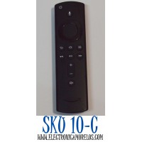 CONTROL REMOTO AMAZON POR VOZ DE ALEXA COMPATIBLE CON VARIOS DISPOSITIVOS FIRE TV INCLUYENDO FIRE TV STICK / FIRE TV CUBE / FUNCIONA CON DIFERENTES MARCAS DE TELEVISORES CON FIRE TV INTEGRADO / NUMERO DE PARTE L5B83H / L5B83G / 2AN7U-5463 / 201-180360
