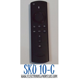 CONTROL REMOTO AMAZON POR VOZ DE ALEXA COMPATIBLE CON VARIOS DISPOSITIVOS FIRE TV INCLUYENDO FIRE TV STICK / FIRE TV CUBE / FUNCIONA CON DIFERENTES MARCAS DE TELEVISORES CON FIRE TV INTEGRADO / NUMERO DE PARTE L5B83H / L5B83G / 2AN7U-5463 / 201-180360