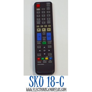 CONTROL REMOTO PARA TV Y  SISTEMAS DE CINE EN CASA/REPRODUCTORES BLU-RAY/DVD SAMSUNG / NUMERO DE PARTE AH59-02298A / TR5005 / MODELO HT-C7550W / HT-C6730W / HT-C5500 / HT-C6900W / AV35850 / HT-C6500 / HT-C5530 / HT-C5550 / HT-C6600 / HT-C6930W / HT-C6950W