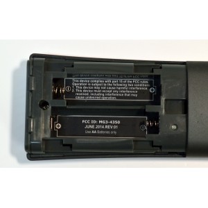CONTROL REMOTO ORIGINAL PARA LOS SERVICIOS DE TELEVISION POR CABLE COX CONTOUR / COMANDO DE VOZ / NUMERO DE PARTE XR11-RF / XR11 V2-UTU / URC4350BL0-2-R-LN / MG3-4350 / P14094-C03 / URC4351BC-1-R / C173001