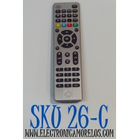 CONTROL REMOTO ORIGINAL GE PARA OPERAR HASTA 4 DISPOSITIVOS DIFERENTES COMO TELEVISORES / REPRODUCTORES DE BLU-RAY/DVD / RECEPTORES DE CABLE/SATELITE / BARRAS DE SONIDO / COMPATIBLE CON VARIAS MARCAS / NUMERO DE PARTE 33709 / 33709 CL5