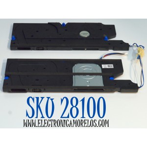 KIT DE BOCINAS ORIGINAL PARA TV SAMSUNG 2 PIEZAS / NUMERO DE PARTE BN96-60519B / BN63-21510X001 / BN63-21512X001 / BN63-21511X001 / BN63-51509X001 / 55QN80F / 2D16AG20 / A85B05SV18 / MODELO QN85QN80FDFXZA / QN85QN80FDFXZA AA01