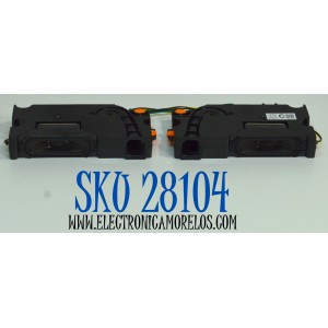 KIT DE BOCINAS ORIGINAL PARA TV SAMSUNG 2 PIEZAS / NUMERO DE PARTE BN96-58391C / BN63-21112AX001 / BN63-21110AX001 / BN63-21111AX001 / BN63-21109AX001 / 43DU7000 / GC-1019A / B24J05SV22 / MODELO UN55DU7200BXZA  / UN55DU7200BXZA SF14