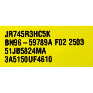MAIN ORIGINAL PARA TV SAMSUNG 4K UHD HDR SMART TV / NUMERO DE PARTE BN94-18652U / BN41-03347A / BN41-03347 / BN41-03347A-000 / DFVC2504 / BN9418652U / PANEL CY-TF075HGSV1H / DISPLAY JR745R3HC5K / BN96-59789A / MODELO QN75Q7FBAFXZA UA01