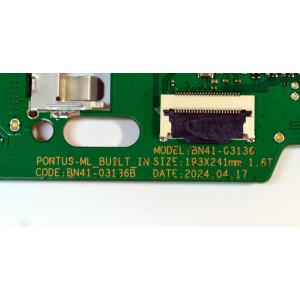 MAIN ORIGINAL PARA TV SAMSUNG 4K UHD HDR SMART TV / NUMERO DE PARTE BN94-18372Q / BN41-03136B / BN41-03136 / BN9418372Q / PANEL CY-QD075FGHV9H / DISPLAY ST7461D04-1 V2.1 / BN96-54532A / MODELO QN75Q72DDFXZA / QN75Q72DDFXZA CG03