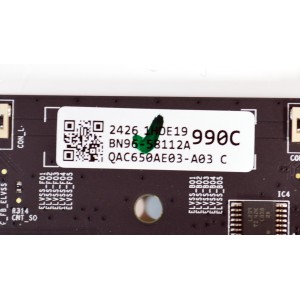 T-CON ORIGINAL PARA TV SAMSUNG / NUMERO DE PARTE BN96-58112A / LJ94-52446E / 24_VBUATBPO_TVO.2 / QAC650AE03-A03 / S06806EE0126C / BN9658112A /  PANEL CY-AD065FMLV4H / MODELO QN65S90DDFXZA / QN65S90DDFXZA FJ02