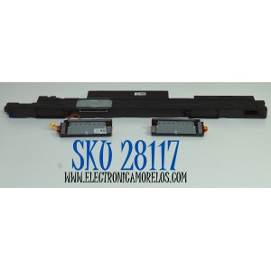 KIT DE BOCINAS ORIGINAL PARA TV SAMSUNG 3 PIEZAS / NUMERO DE PARTE BN96-54744H / BN63-21118AX001 / 65S90D / 2D16AG20 / AB4G31SV1B / A94G25SV19 / MODELO QN65S90DDFXZA / QN65S90DDFXZA FJ02