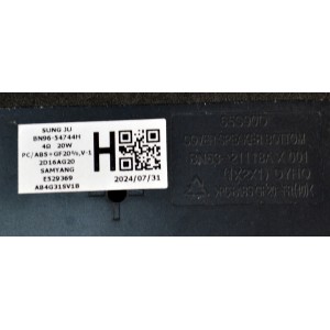 KIT DE BOCINAS ORIGINAL PARA TV SAMSUNG 3 PIEZAS / NUMERO DE PARTE BN96-54744H / BN63-21118AX001 / 65S90D / 2D16AG20 / AB4G31SV1B / A94G25SV19 / MODELO QN65S90DDFXZA / QN65S90DDFXZA FJ02